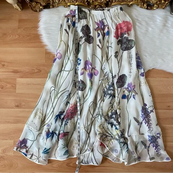 Roberto Cavalli Silk Floral Skirt - Picture 11 of 14